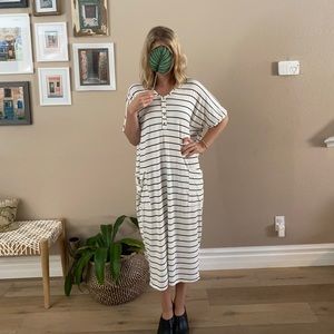 Dwell and slumber maternity dress